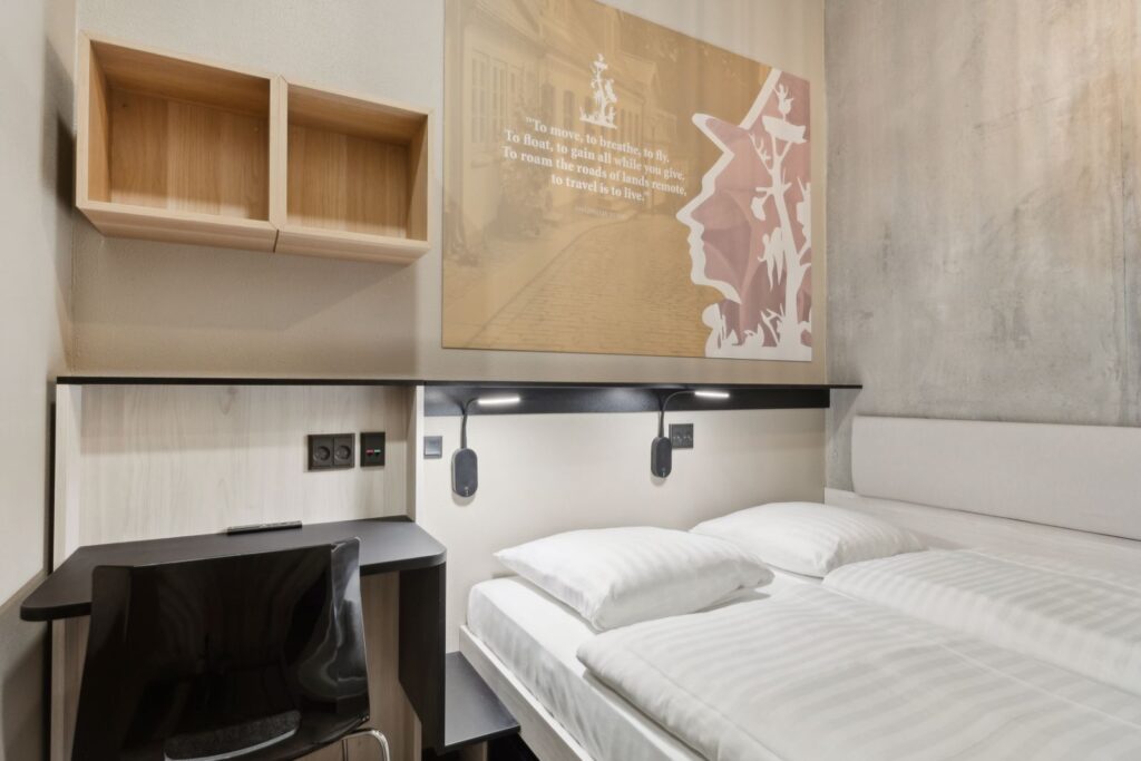 Dobbeltværelse på Hotel Fyrtøjet, når du vil bo bekvemt midt i Odense